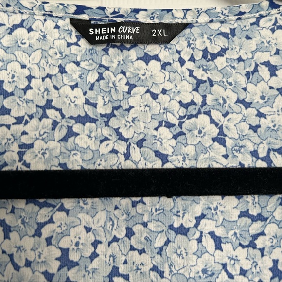 Light Blue Floral Sundress - Picture 3 of 3